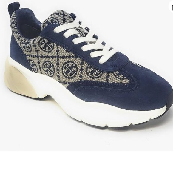 Tory Burch Shoes - Tory Burch T Monogram Good Luck Trainer Sneakers